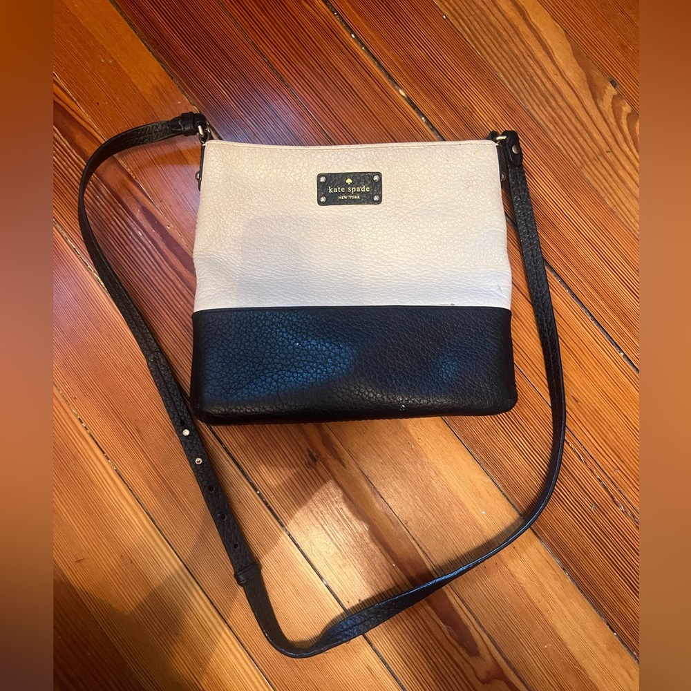 Kate Spade Two-Tone Black and White Crossbody Bag